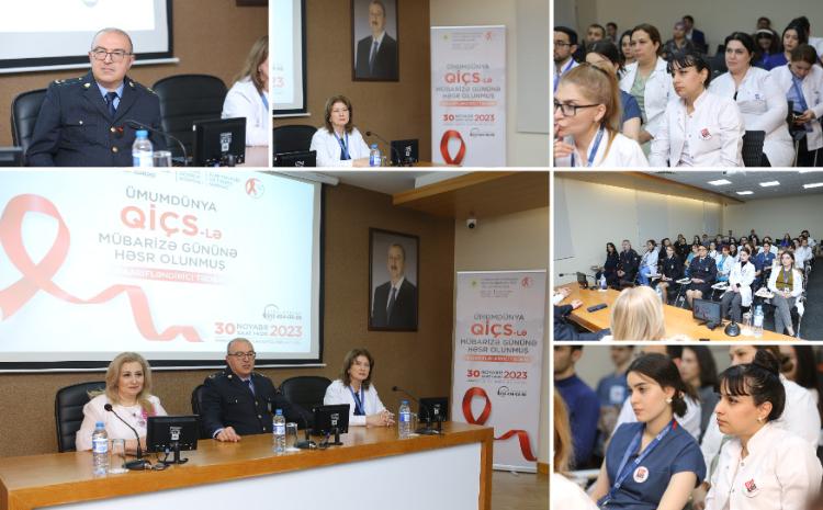 Mərkəzi Gömrük Hospitalında Ümumdünya QİÇS-lə Mübarizə Gününə həsr olunmuş maarifləndirici tədbir keçirilib 
