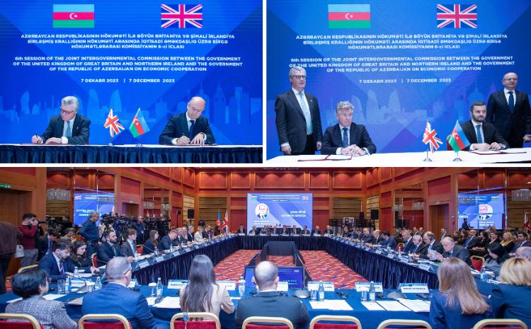 The 6th meeting of Azerbaijan-UK Intergovernmental Commission was held 