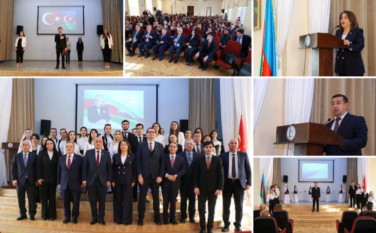 ADU-da "Heydər Əliyev 100: Türkiyə Yüz İli" adlı tədbir keçirilib 