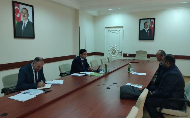 Aqrar Sığorta Fondunun sədri Fuad Sadıqov Lənkəranda vətəndaşları qəbul edib 