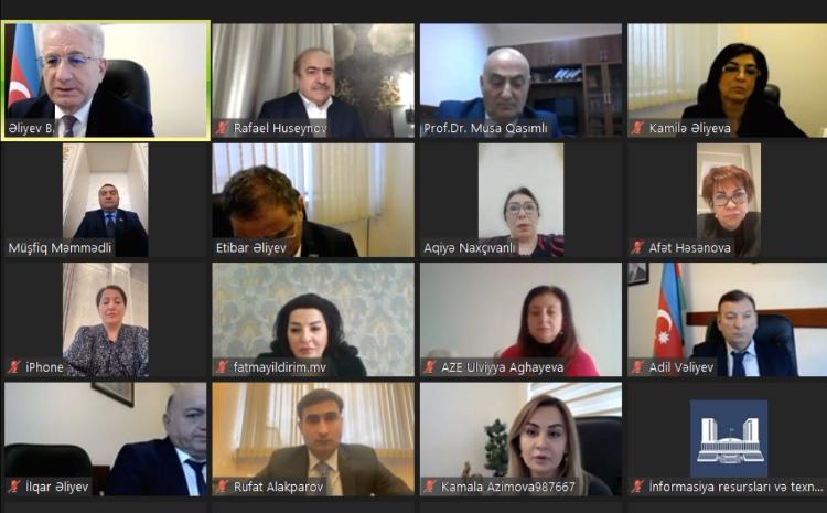 Milli Məclisin Elm və təhsil komitəsinin videokonfrans formatında növbəti iclası keçirilib 