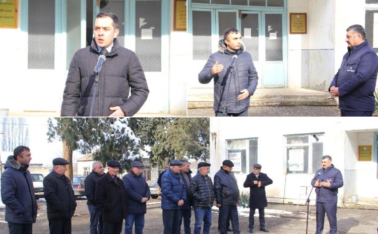 Sahibkarlar Düz Qırıqlı kəndində müraciətlərini ünvanladı 