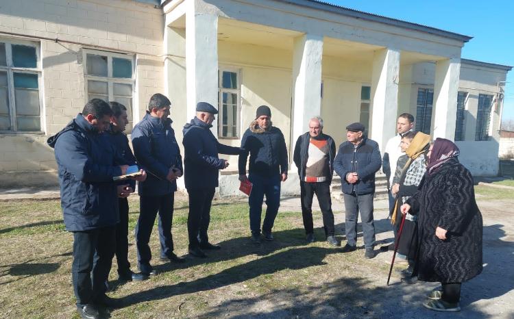 Şuraabad qəsəbəsində baş tutan aksiyada cəmi 5 müraciət ünvanlandı 