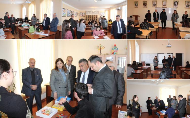 ADPU-nun Şamaxı filialında ictimaiyyət nümayəndələri imtahan sessiyasını izləyib 