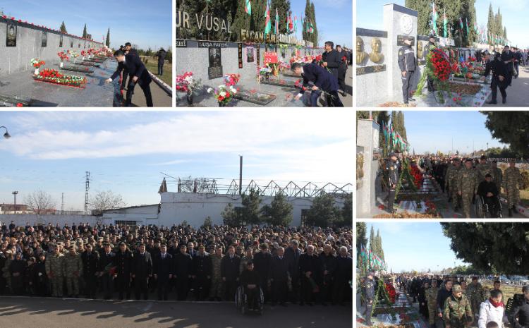 20 Yanvar faciəsinin 34-cü ildönümü ilə əlaqədar Göygöl rayonunda anım tədbiri keçirilib 