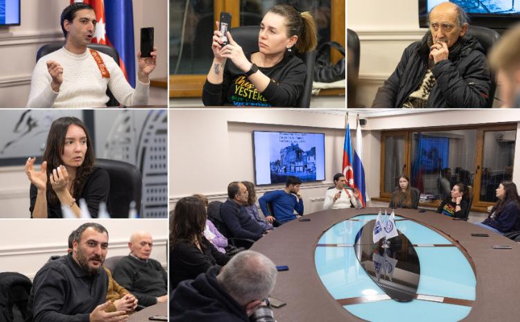 В Баку прошел круглый стол с Рустамом Гусейновым на тему архитектурной фотографии 