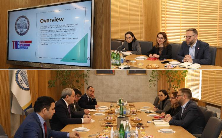 Состоялась встреча представителей БГУ и агентства Times Higher Education 