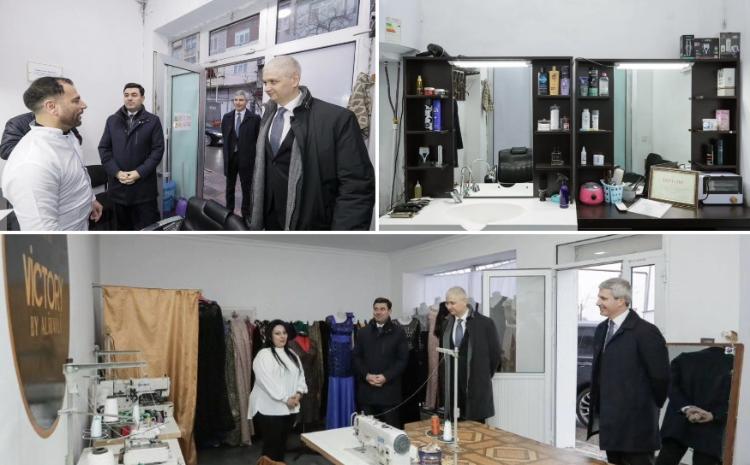 Xaçmazda özünüməşğulluq proqramı çərçivəsində qurulmuş təsərrüfatlara baxış olub 