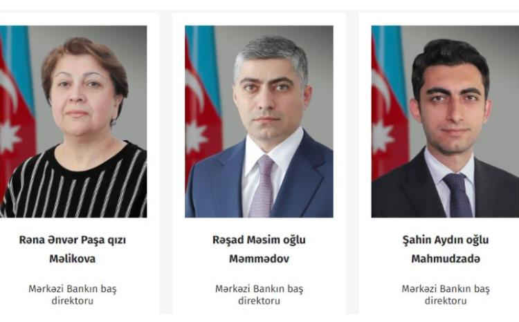 Mərkəzi Bankda - YENİ TƏYİNATLAR