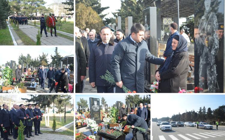 Neftçala rayonunda 20 Yanvar şəhidlərin 34-cü il dönümü qeyd olunub 