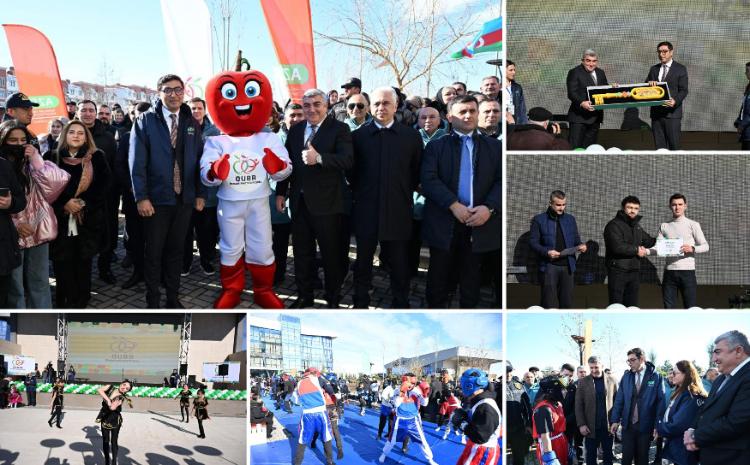 Qubada "İdman paytaxtı 2024" layihəsinin açılış mərasimi keçirilib 