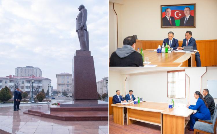 Nazir Rəşad Nəbiyev Naxçıvan şəhərində vətəndaşları qəbul edib 