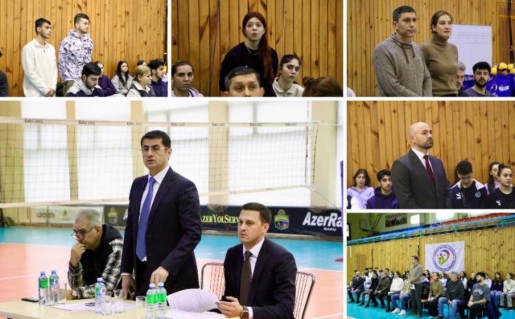 Azərbaycan Voleybol Federasiyasının rəhbərliyi milli komandalarla görüşüb 
