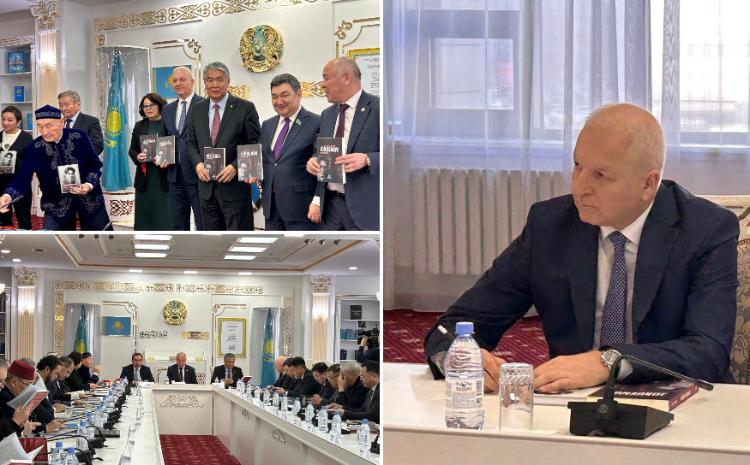 Qazaxıstanda görkəmli dövlət xadimi Temirbek Jürgenova həsr edilən kitabların təqdimatı olub 