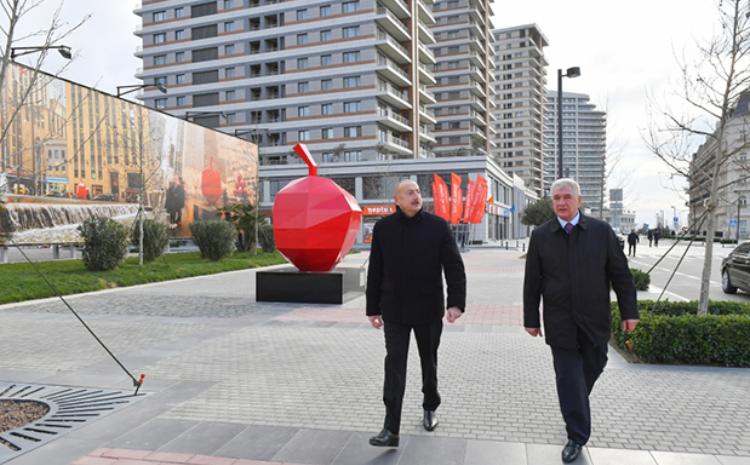 Prezident Ağ Şəhərdə yaradılan şəraitlə tanış oldu - FOTO