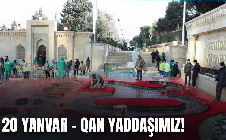 20 Yanvar faciəsi: Bakıda hazırlıqlar başladı - VİDEO