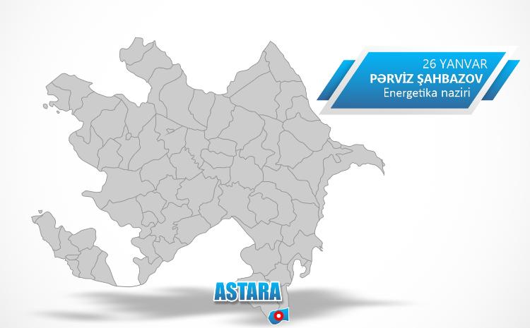 Energetika naziri Astarada vətəndaşları qəbul edəcək 