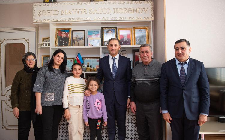 Nazir Rəşad Nəbiyev Naxçıvanda şəhid ailəsini ziyarət edib 
