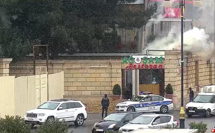 "Shaurma N1"də yanğın oldu 