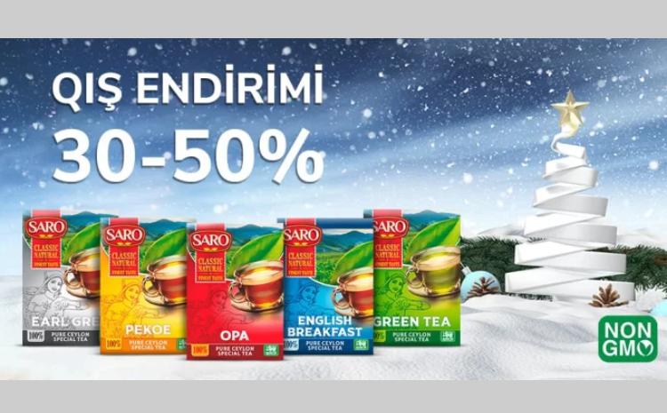 SARO Çaylarından möhtəşəm ENDİRİM! 