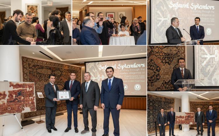 Səfəvi dövrü Azərbaycan xalçaları Nyu Yorkda təqdim edilmişdir 