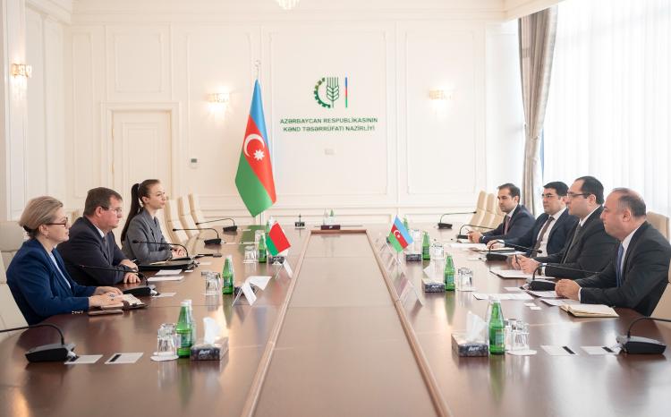 Nazir Məcnun Məmmədov Belarusun Azərbaycandakı səfiri ilə görüşüb 