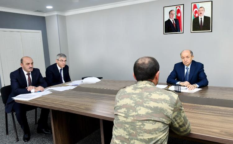Ədliyyə naziri Ağcabədidə vətəndaşları qəbul edib 