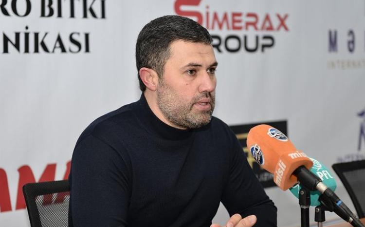 "Yeni qurulmuş komandayıq, hər şey qabaqdadır" :Azər Bağırov