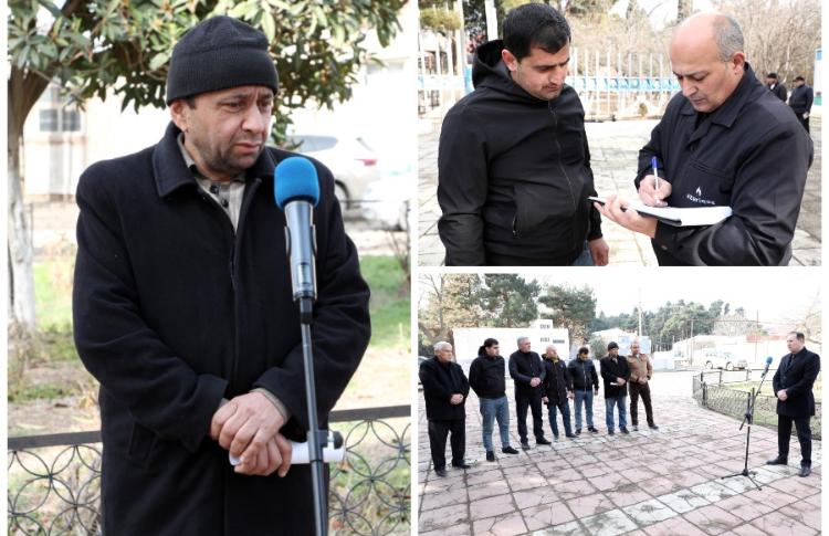 Qarayeri qəsəbə sahibkarlarının 1 aylıq möhlət istəkləri 