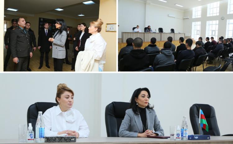 Ombudsman Səbinə Əliyeva Penitensiar Xidmətin Tərbiyə Müəssisəsində görüş keçirib 