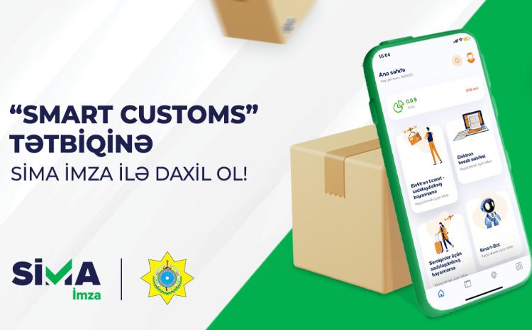 Use "SİMA İmza" to log in to the "Smart Customs" application 