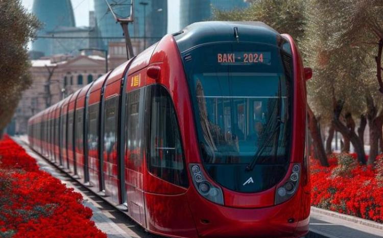 Bakıda relssiz tramvay xətləri olacaq 
