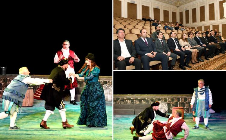 Naxçıvan teatrında "Skapenin kələkləri" tamaşasının premyerası keçirilib 