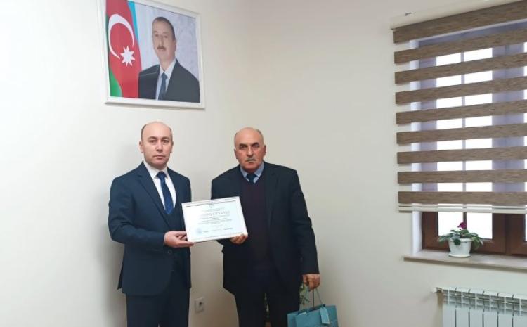 Qusar DAİM əməkdaşları təltif olunub 