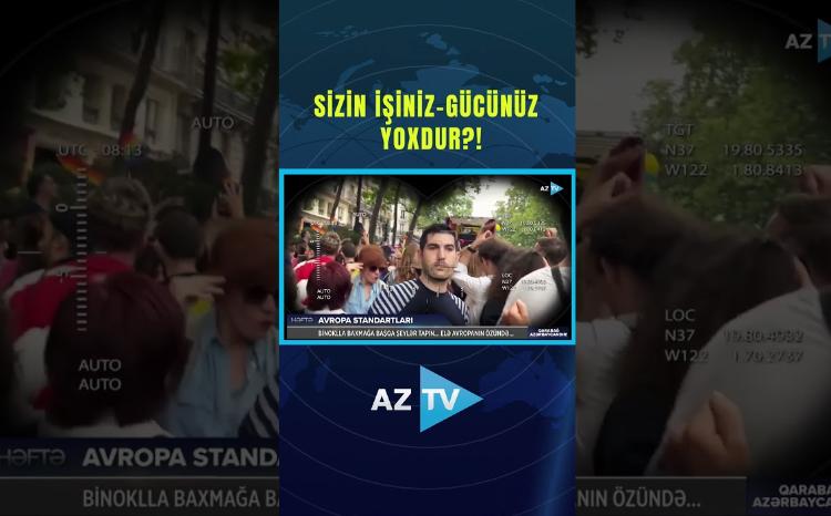 Rövşən Məmmədovdan Avropa İttifaqının TƏXRİBATINA CAVAB - VİDEO