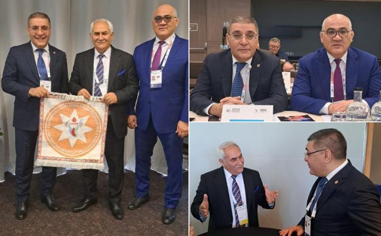 Kamran Nəbizadə Konqresdə iştirak edib, Beynəlxalq Ağırlıqqaldırma Federasiyasının prezidenti ilə görüşüb 