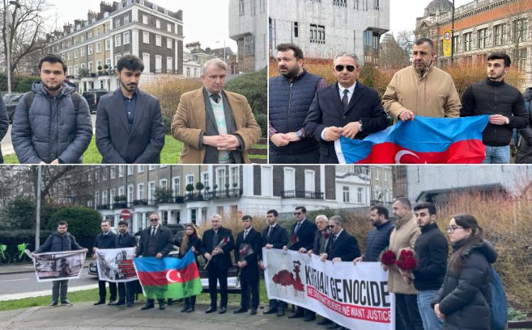 Londonda Xocalı soyqırımı qurbanlarının xatirəsi yad olunub 