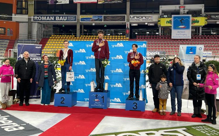 İdmançımız "Merano Ice Trophy" beynəlxalq yarışında ikinci yerə sahib olub 