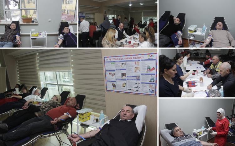 Bakı metropolitenində qanvermə aksiyasında 319 nəfər donor olub 