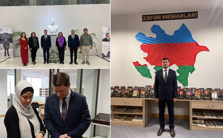 Sankt-Peterburq Dövlət Universitetinin prorektoru MEK-də olub 