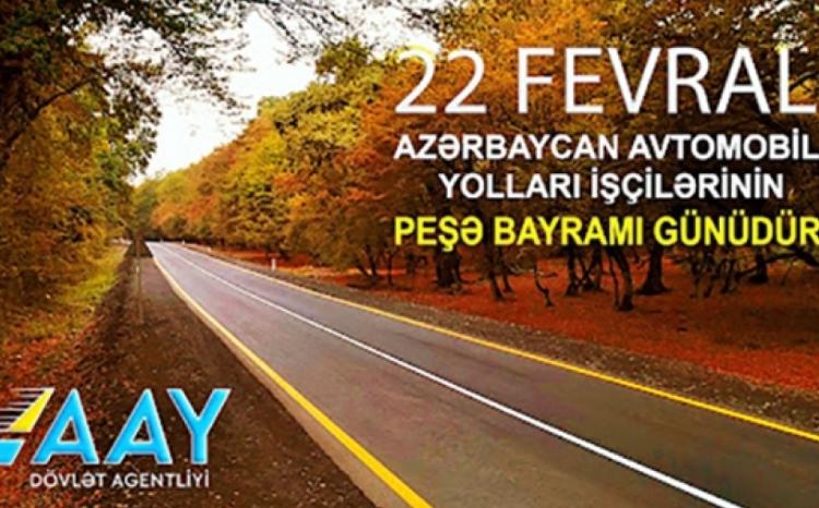 Avtomobil yolları işçilərinin peşə bayramıdır 