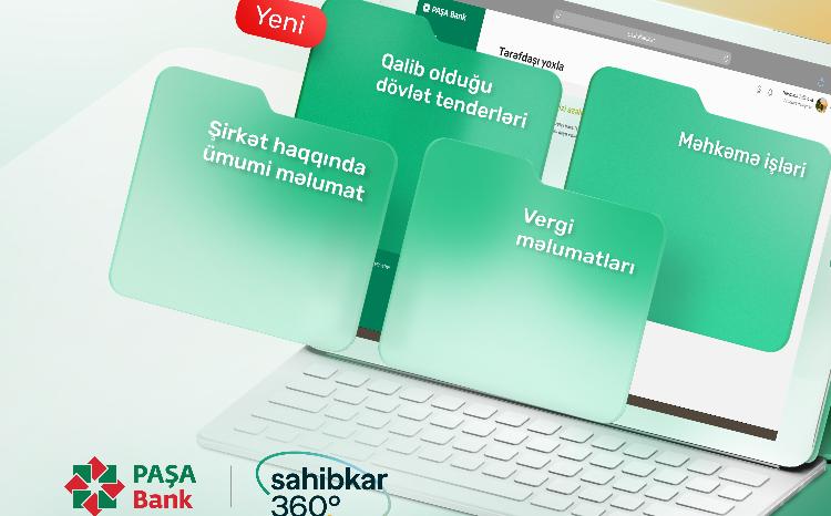 "PAŞA Bank" sahibkarlara "Tərəfdaşı yoxla" xidmətini təqdim etdi 