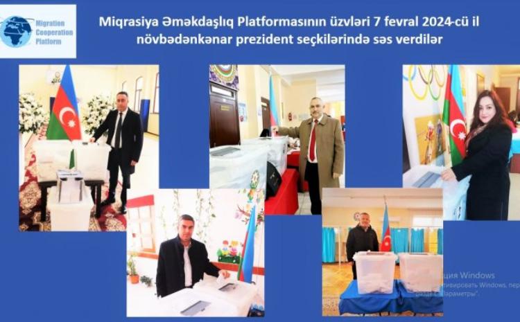 Miqrasiya Əməkdaşlıq Platforması seçkilərdə aktiv iştirak etdi 
