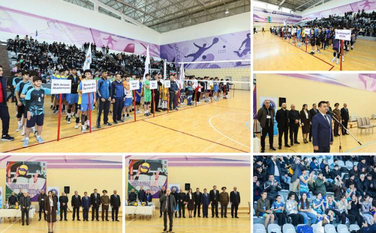 U-16 voleybolçu oğlanlar arasında Azərbaycan birinciliyinə start verilib 