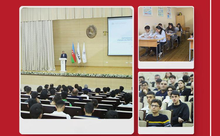 При поддержке Kapital Bank проводится Школьной Олимпиады предметам 