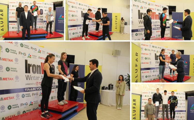 Azərbaycanda "İronwind Qış Aquatlon" yarışı keçirildi 