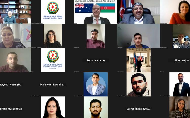 "Diaspor Akademiyası" layihəsi çərçivəsində növbəti təlim keçirilib 