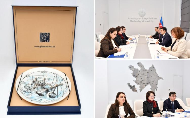 Türk Mədəniyyəti və İrsi Fondunun prezidenti Mədəniyyət naziri ilə görüşüb 