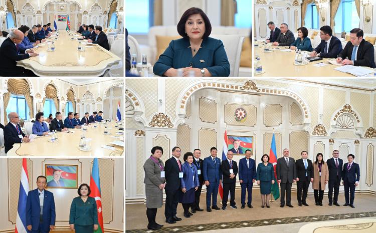Sahiba Gafarova Meets with President of National Assembly of Kingdom of Thailand 
