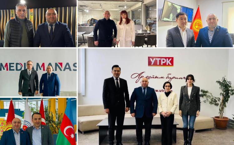 Aqil Ələsgər Qırğız Respublikasının öndə gələn media qurumlarında görüşlər keçirdi 